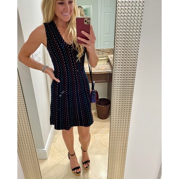 Kate Spade Multi Stripe Knit Dress EUC - Picture 9 of 16